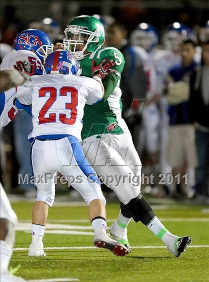 Thumbnail 3 in San Gabriel vs. Monrovia (CIF SS Mid-Valley Division Final) photogallery.
