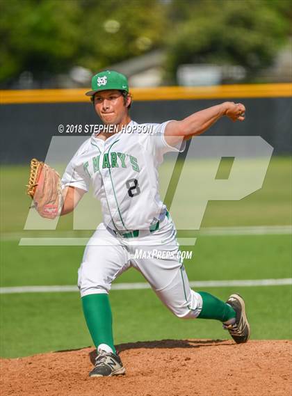 Thumbnail 3 in Chavez @ St. Mary's (CIF SJS D1 Round 1 Playoff) photogallery.