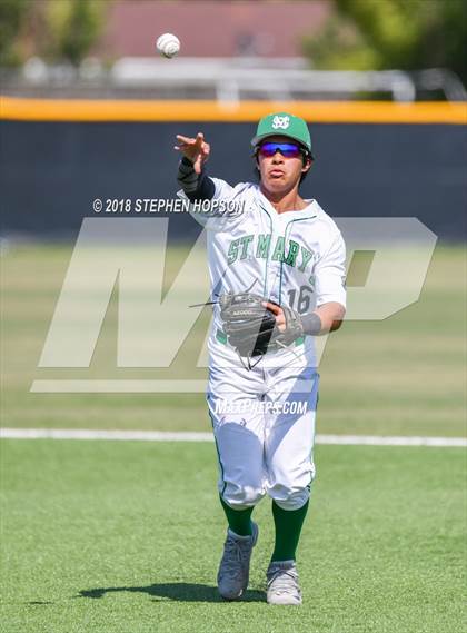 Thumbnail 2 in Chavez @ St. Mary's (CIF SJS D1 Round 1 Playoff) photogallery.