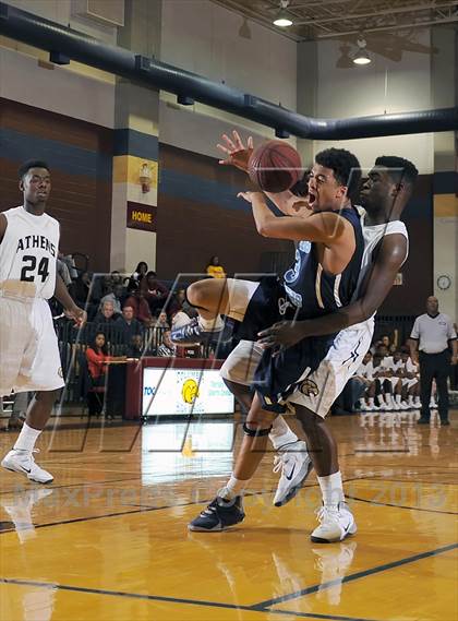 Thumbnail 2 in Athens vs. James Clemens (Columbia Classic) photogallery.