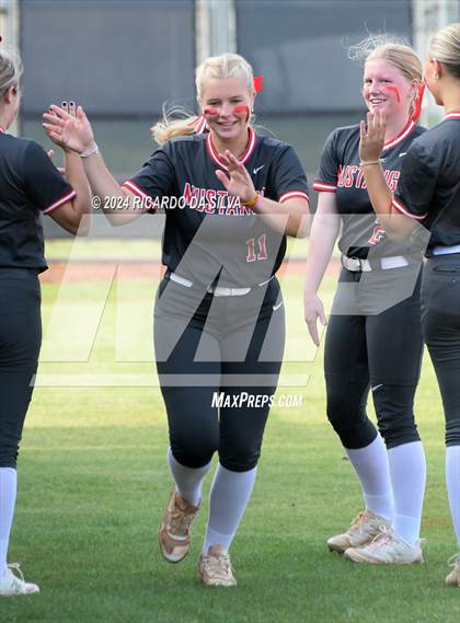Thumbnail 3 in Tompkins vs Memorial (UIL Softball 6A Region 3 Area) photogallery.