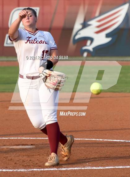 Thumbnail 2 in Tompkins vs Memorial (UIL Softball 6A Region 3 Area) photogallery.