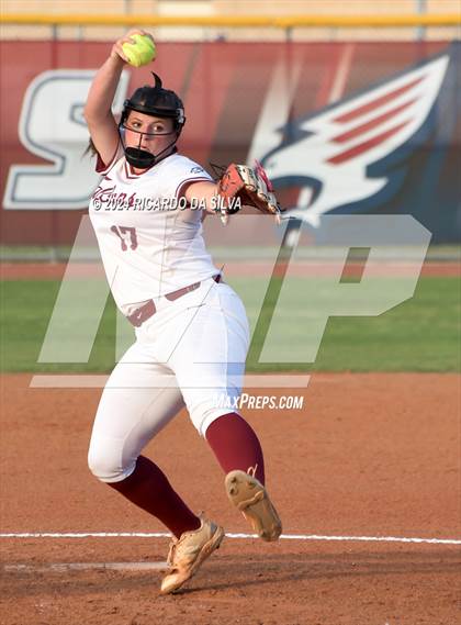Thumbnail 2 in Tompkins vs Memorial (UIL Softball 6A Region 3 Area) photogallery.