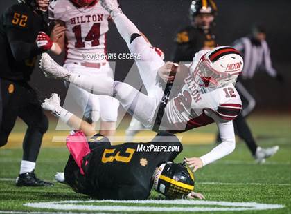 Thumbnail 2 in Hilton vs. McQuaid Jesuit (Section 5 Class AA Semifinal) photogallery.