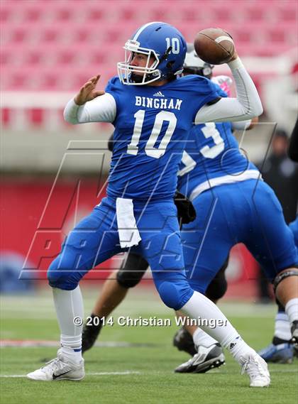 Thumbnail 1 in Bingham vs Riverton (UHSAA 5A Semifinal) photogallery.