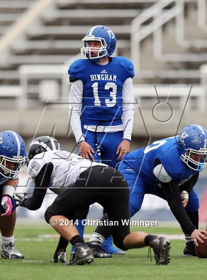 Thumbnail 1 in Bingham vs Riverton (UHSAA 5A Semifinal) photogallery.