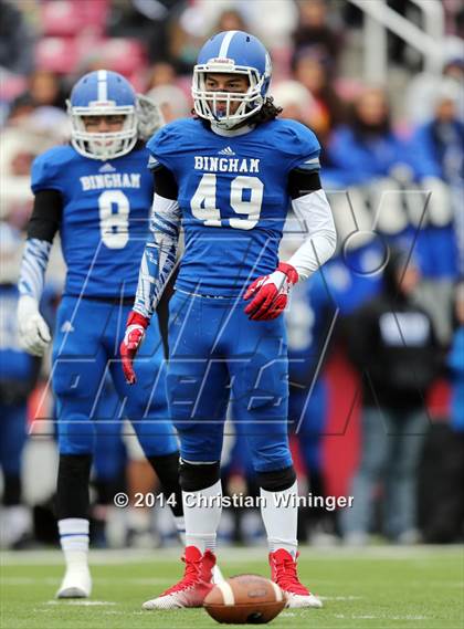 Thumbnail 3 in Bingham vs Riverton (UHSAA 5A Semifinal) photogallery.