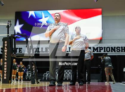 Thumbnail 3 in McKinney North vs. Flour Bluff (UIL 5A Volleyball Division I Final) photogallery.