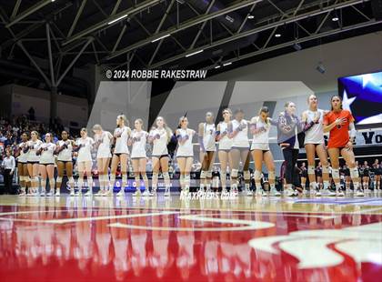 Thumbnail 2 in McKinney North vs. Flour Bluff (UIL 5A Volleyball Division I Final) photogallery.