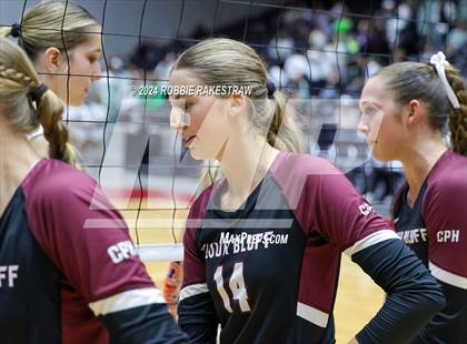 Thumbnail 3 in McKinney North vs. Flour Bluff (UIL 5A Volleyball Division I Final) photogallery.