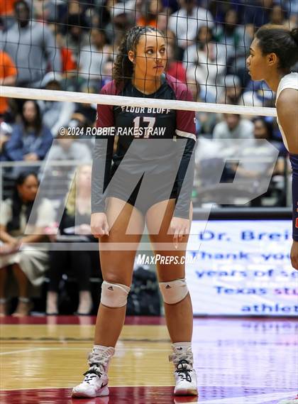 Thumbnail 2 in McKinney North vs. Flour Bluff (UIL 5A Volleyball Division I Final) photogallery.
