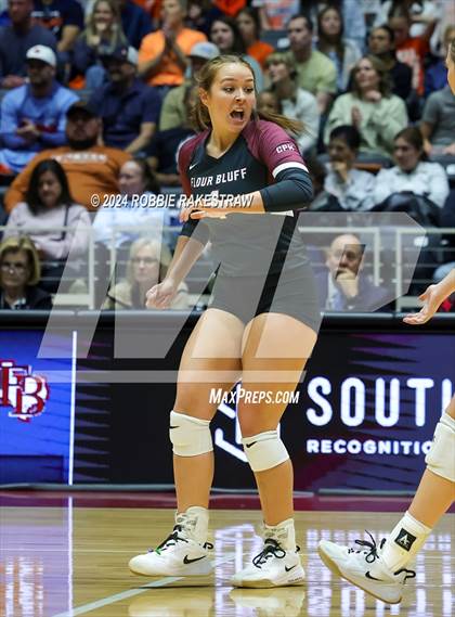 Thumbnail 1 in McKinney North vs. Flour Bluff (UIL 5A Volleyball Division I Final) photogallery.