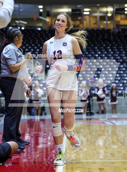 Thumbnail 2 in McKinney North vs. Flour Bluff (UIL 5A Volleyball Division I Final) photogallery.