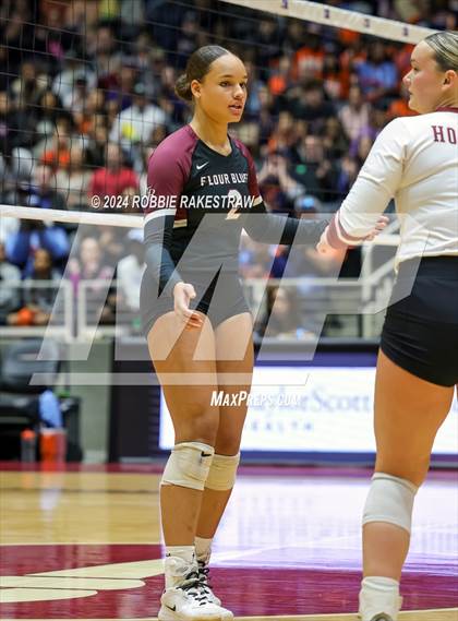 Thumbnail 2 in McKinney North vs. Flour Bluff (UIL 5A Volleyball Division I Final) photogallery.