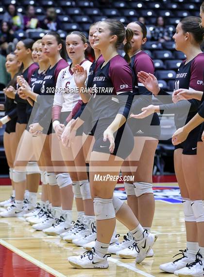 Thumbnail 2 in McKinney North vs. Flour Bluff (UIL 5A Volleyball Division I Final) photogallery.