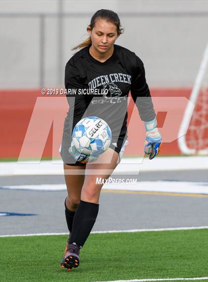 Thumbnail 1 in Queen Creek vs Chandler (Coyote Classic Tournament) photogallery.