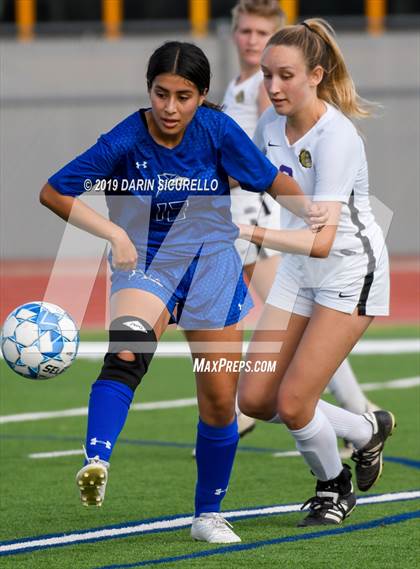 Thumbnail 1 in Queen Creek vs Chandler (Coyote Classic Tournament) photogallery.