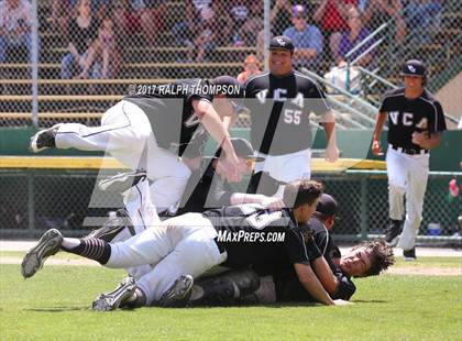 Thumbnail 3 in Valley Christian vs. Venture Academy (CIF SJS D7 Final) photogallery.