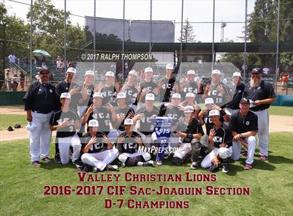 Thumbnail 2 in Valley Christian vs. Venture Academy (CIF SJS D7 Final) photogallery.