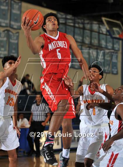 Thumbnail 2 in Mater Dei vs. Dominguez photogallery.