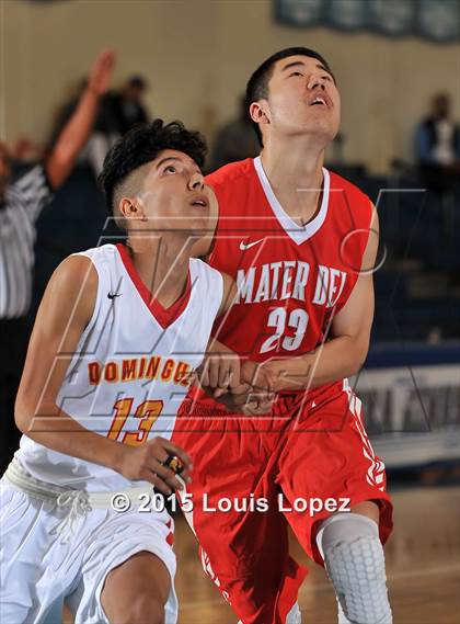 Thumbnail 1 in Mater Dei vs. Dominguez photogallery.