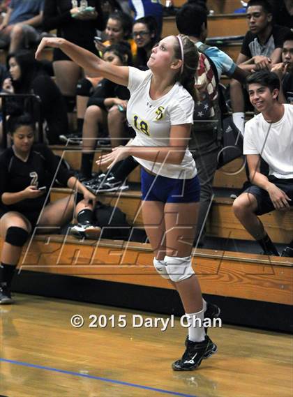 Thumbnail 3 in Alverno vs San Dimas (Garey Tri-City Tournament) photogallery.