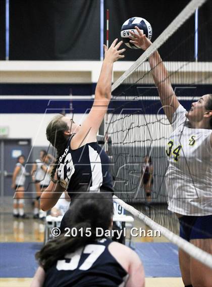 Thumbnail 3 in Alverno vs San Dimas (Garey Tri-City Tournament) photogallery.