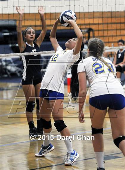 Thumbnail 1 in Alverno vs San Dimas (Garey Tri-City Tournament) photogallery.