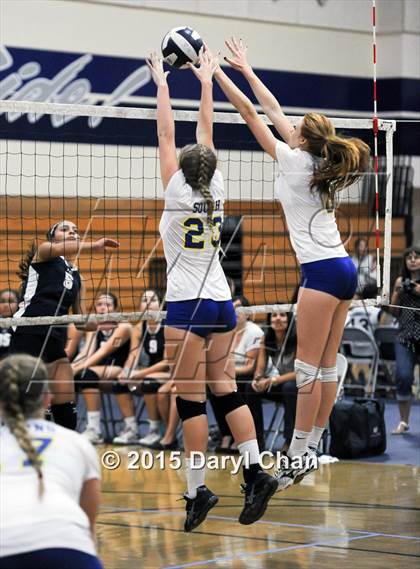 Thumbnail 2 in Alverno vs San Dimas (Garey Tri-City Tournament) photogallery.