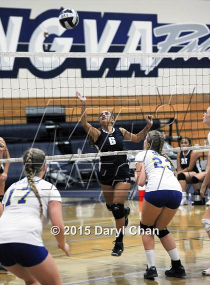 Thumbnail 3 in Alverno vs San Dimas (Garey Tri-City Tournament) photogallery.
