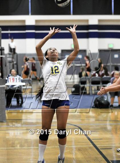 Thumbnail 3 in Alverno vs San Dimas (Garey Tri-City Tournament) photogallery.