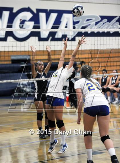 Thumbnail 2 in Alverno vs San Dimas (Garey Tri-City Tournament) photogallery.