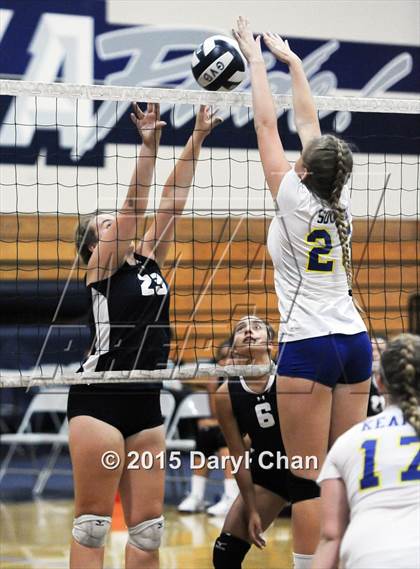 Thumbnail 1 in Alverno vs San Dimas (Garey Tri-City Tournament) photogallery.