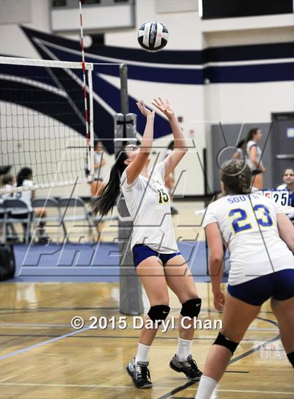 Thumbnail 2 in Alverno vs San Dimas (Garey Tri-City Tournament) photogallery.