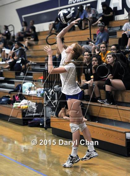 Thumbnail 3 in Alverno vs San Dimas (Garey Tri-City Tournament) photogallery.