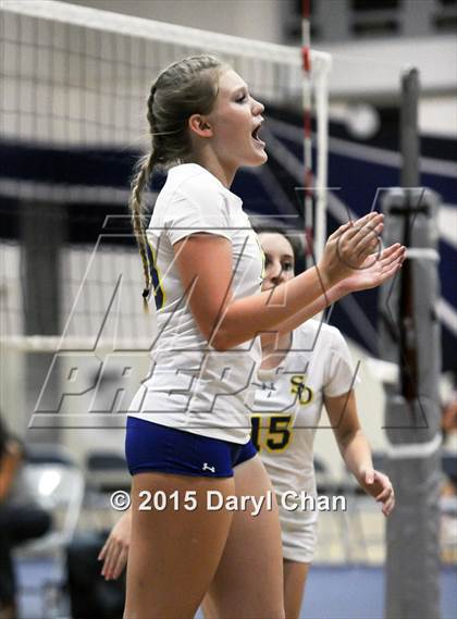 Thumbnail 3 in Alverno vs San Dimas (Garey Tri-City Tournament) photogallery.