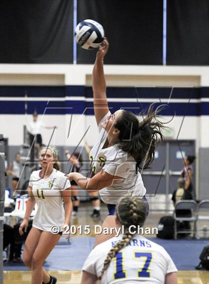 Thumbnail 1 in Alverno vs San Dimas (Garey Tri-City Tournament) photogallery.