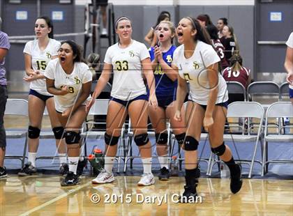 Thumbnail 2 in Alverno vs San Dimas (Garey Tri-City Tournament) photogallery.