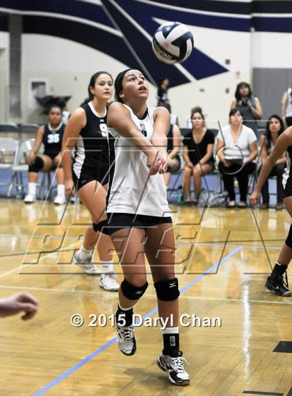 Thumbnail 3 in Alverno vs San Dimas (Garey Tri-City Tournament) photogallery.
