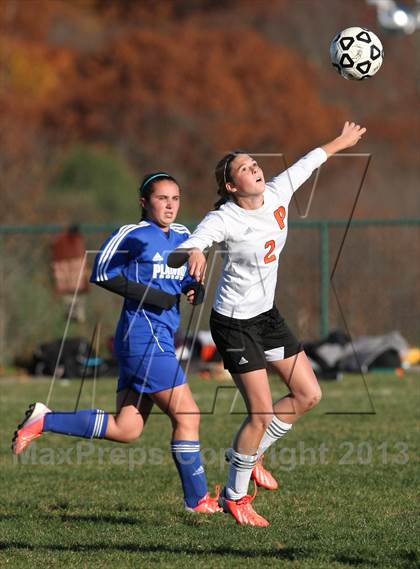 Thumbnail 2 in Plainville @ Plainfield (CIAC Class M 1st Round) photogallery.