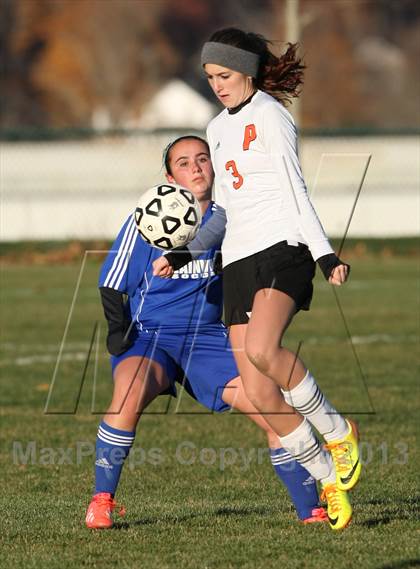 Thumbnail 3 in Plainville @ Plainfield (CIAC Class M 1st Round) photogallery.