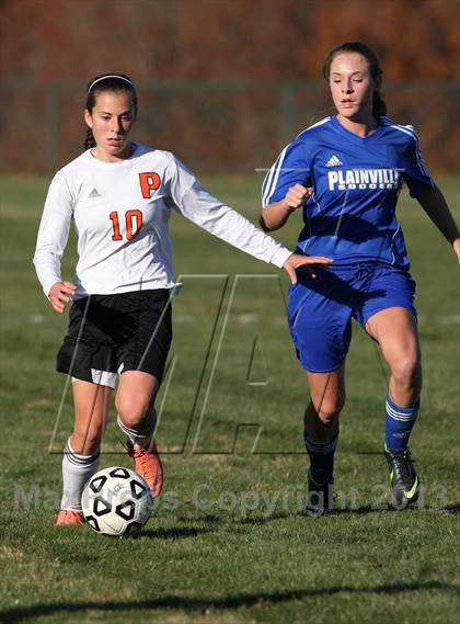 Thumbnail 2 in Plainville @ Plainfield (CIAC Class M 1st Round) photogallery.