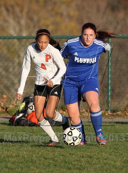 Thumbnail 1 in Plainville @ Plainfield (CIAC Class M 1st Round) photogallery.