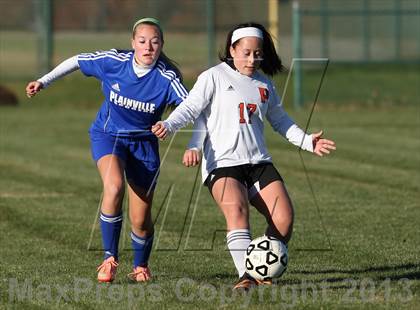 Thumbnail 2 in Plainville @ Plainfield (CIAC Class M 1st Round) photogallery.