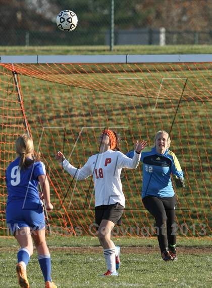 Thumbnail 3 in Plainville @ Plainfield (CIAC Class M 1st Round) photogallery.