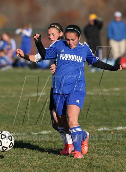 Thumbnail 3 in Plainville @ Plainfield (CIAC Class M 1st Round) photogallery.