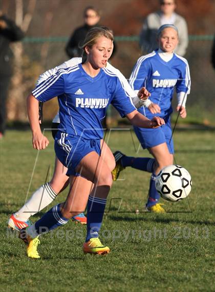 Thumbnail 1 in Plainville @ Plainfield (CIAC Class M 1st Round) photogallery.