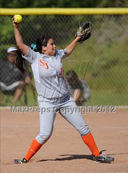 Thumbnail 1 in St. Joseph @ Righetti (CIF SS D3 Playoffs) photogallery.