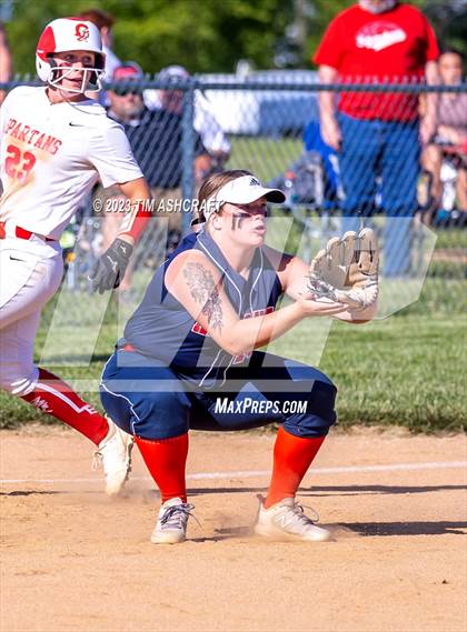 Thumbnail 3 in South Dearborn @ Connersville (IHSAA 3A Section 29 Final) photogallery.