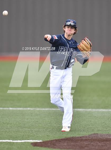 Thumbnail 3 in Grapevine Faith Christian vs Bishop Dunne (McLain/Cowart Invitational) photogallery.
